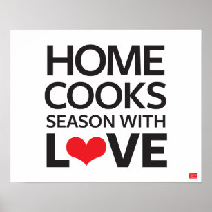 Home Cooks Season With Love Poster
