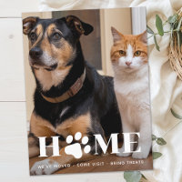 Home Custom Pet Photo We've Moved Dog Moving