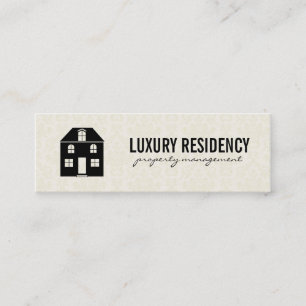 Home Damask Mini Business Card