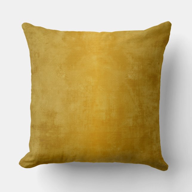 Home Decor Accents Metallic Brushed Gold Cushion (Front)