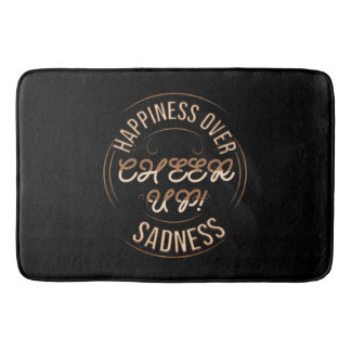 HOME DECOR CHOOSE HAPPY CHEER UP BATH MAT 