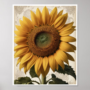 Home Decor Fresh Sunflower Flower Wall Art Poster