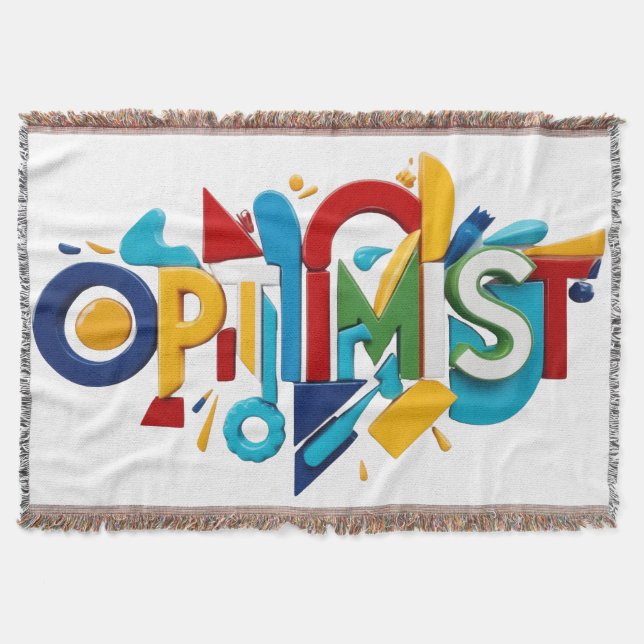 Home Decor Throw Blanket colourful (Front)