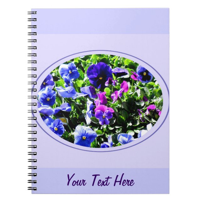 Home Depot Pansy Spiral Notebook (Front)