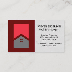 Home Design Icon   Realtor Business Card