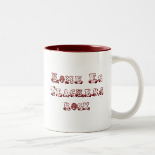 Home Ec Teachers Rock Two-Tone Coffee Mug
