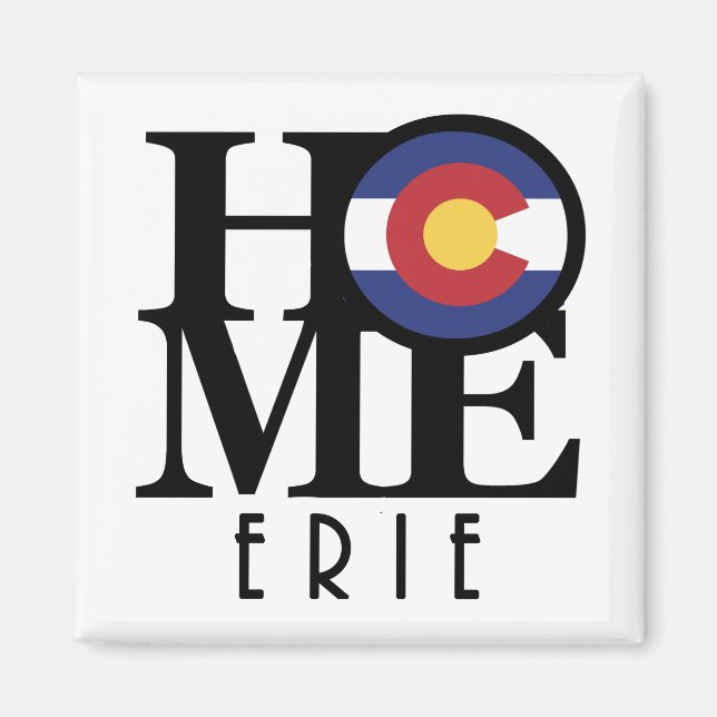 HOME Erie Colorado Magnet (Front)