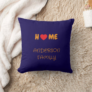 home family name cute unique  cushion