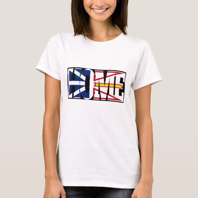 Home Flag (Newfoundland) T-Shirt (Front)