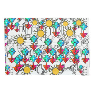 Home Flowers Sunshine  Pillowcase