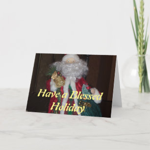 Home For Christmas Greeting Horizontal Template