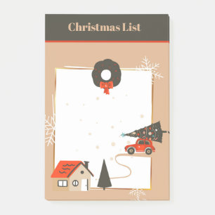 Home for Christmas Post-It Notes