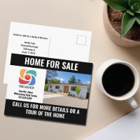 Home for Sale Custom Real Estate Company Logo