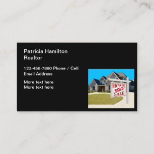 Home For Sale Real Estate Theme Business Cards