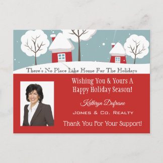 Home For The Holidays Business Postcard