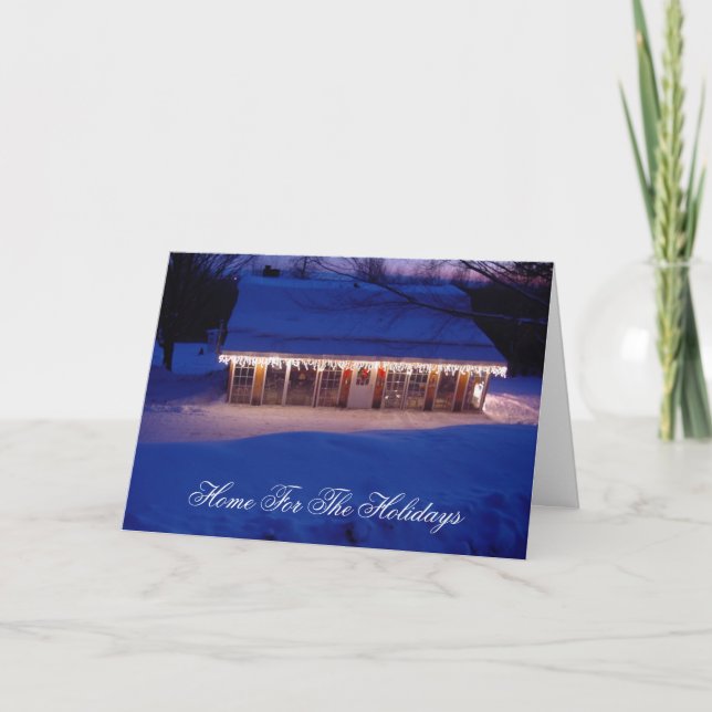 Home For The Holidays Holiday Card (Front)