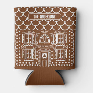Home for the Holidays Personalised Gingerbread  Can Cooler
