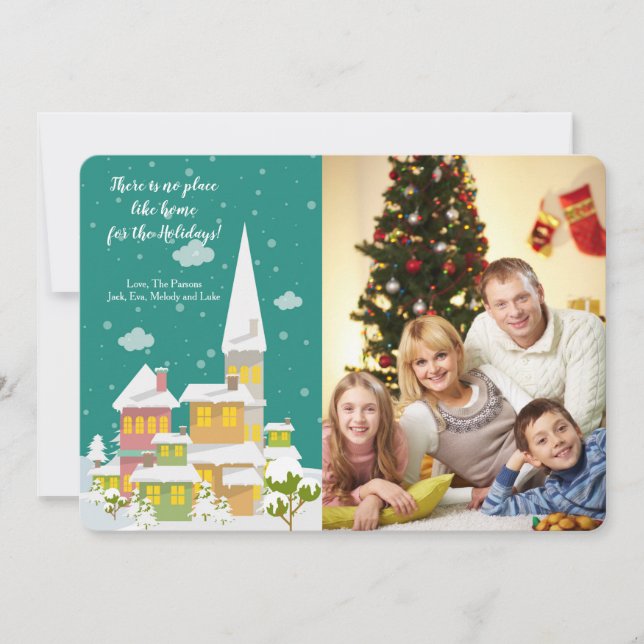 Home for the Holidays Photo Card (Front)
