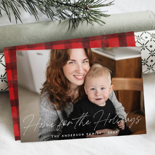 Home For The Holidays Photo Holiday Card