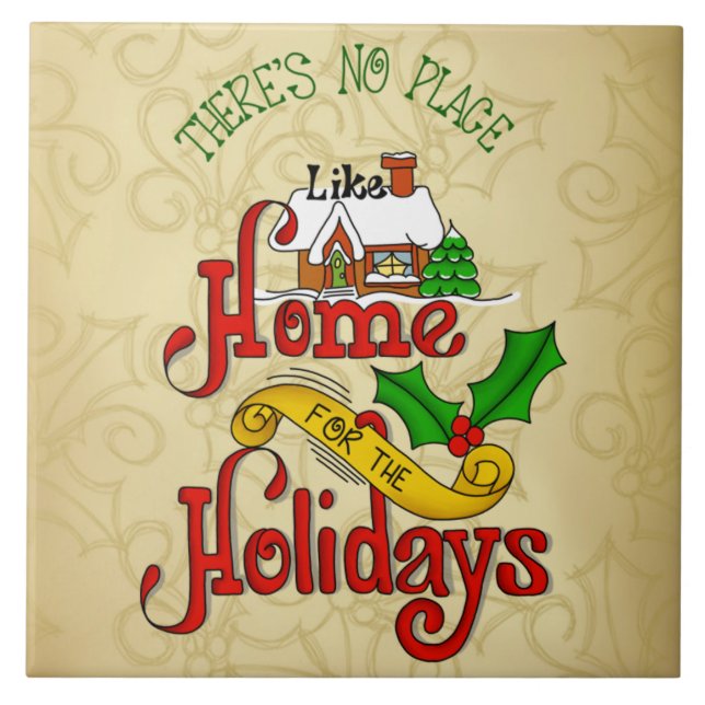 Home For The Holidays Tile (Front)