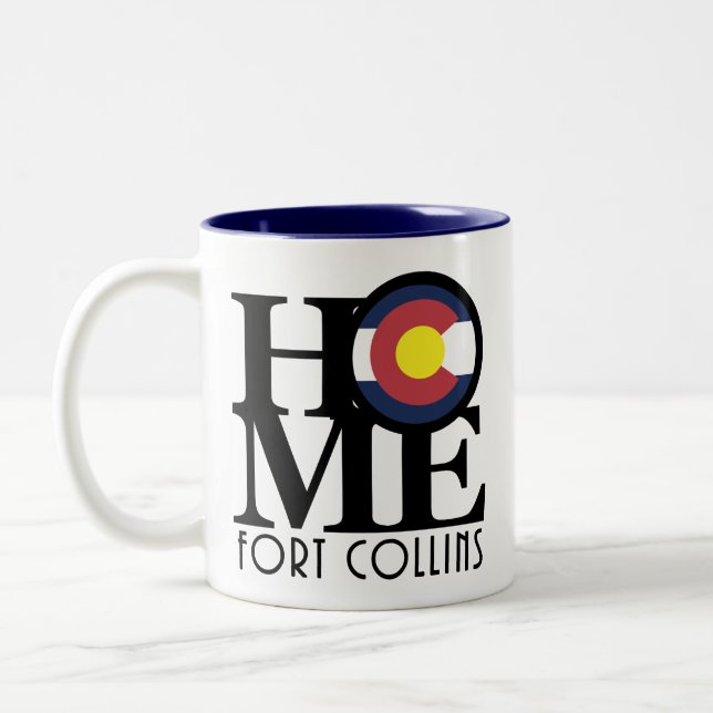 HOME Fort Collins 11oz Two-Tone Coffee Mug (Left)
