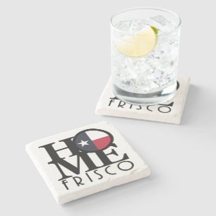 HOME Frisco Texas Stone Coaster