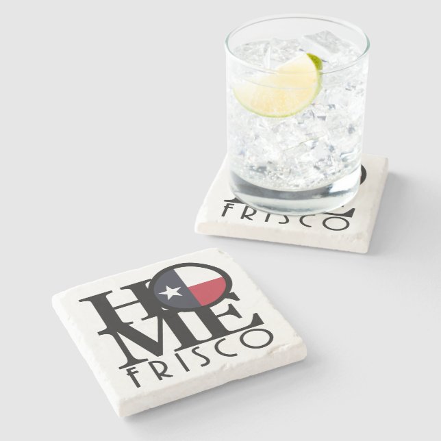 HOME Frisco Texas  Stone Coaster (Side)