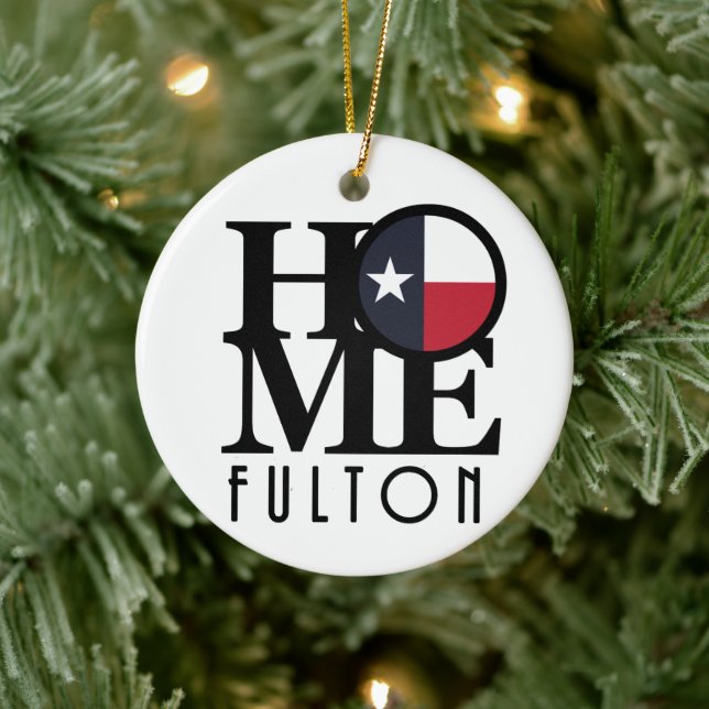HOME Fulton Texas Ceramic Tree Decoration (Tree)