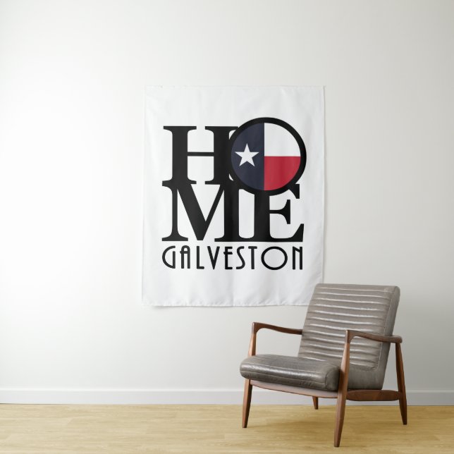 HOME Galveston Texas Tapestry (In Situ)