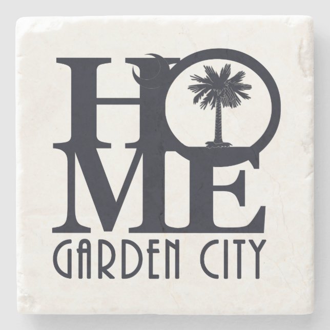 HOME Garden City SC Stone Coaster (Front)