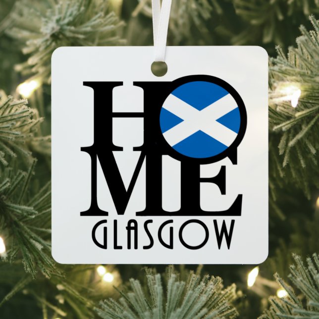 HOME Glasgow Scotland  Metal Tree Decoration (Insitu)
