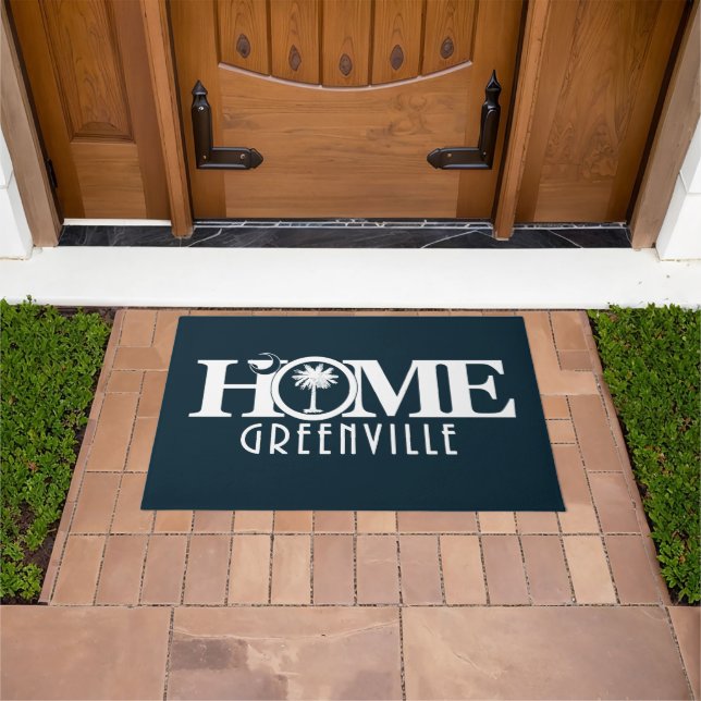 HOME Greenville South Carolina Doormat (Outdoor)