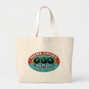 Home Grown Eggplants Tote Bag