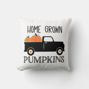 Home Grown Pumpkins Vintage Truck Cushion