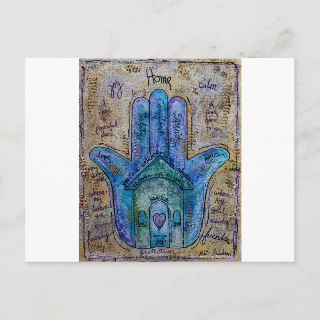 Home Hamsa Postcard (Front)