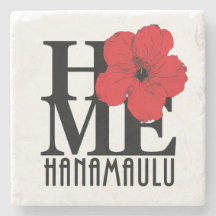 HOME Hanamaulu Red Hibiscus