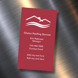 Home Handyman Construction Magnetic Business Cards