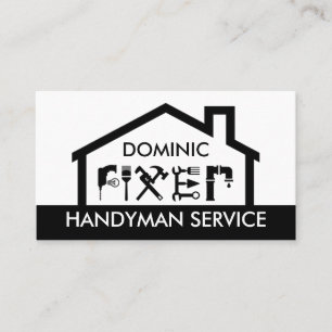 Home Handyman Tools Building Business Card