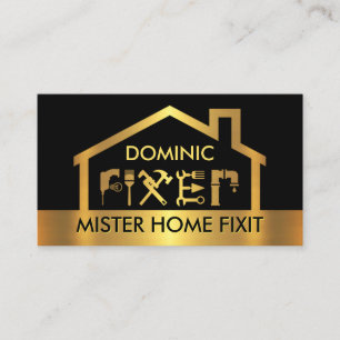 Home Handyman Tools Building Business Card