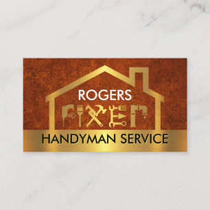 Home Handyman Tools Building Business Card