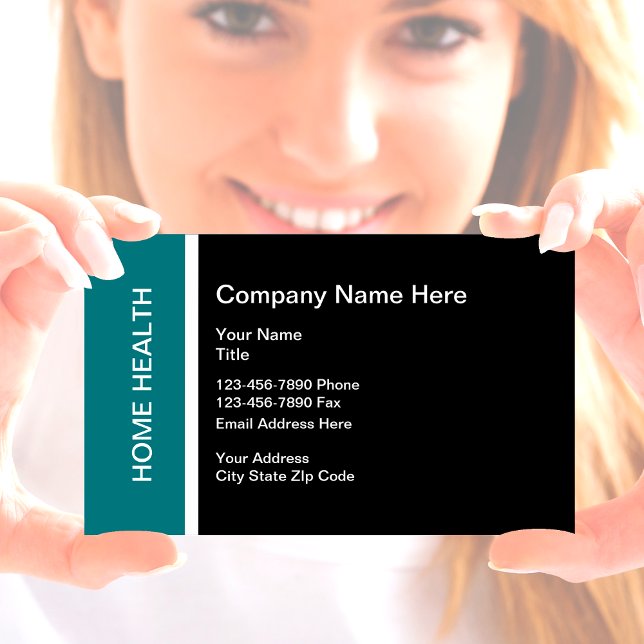 Home Health Agency Design Business Card (Creator Uploaded)