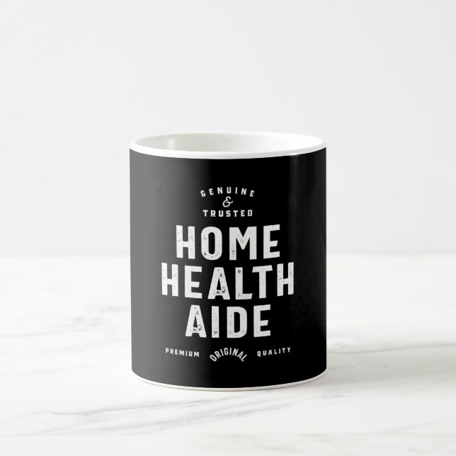 Home Health Aide Job Title Gift Coffee Mug (Center)