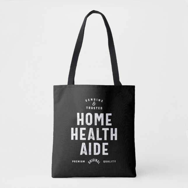 Home Health Aide Job Title Gift Tote Bag (Front)