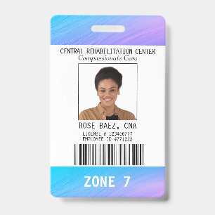  Home Health Colourful Security Photo Name Badge ID Badge