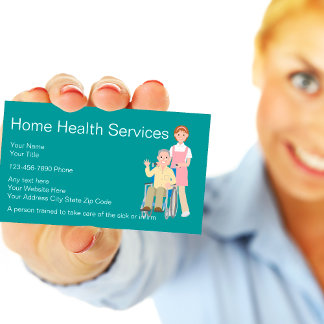 Home Health Nurse Business Cards