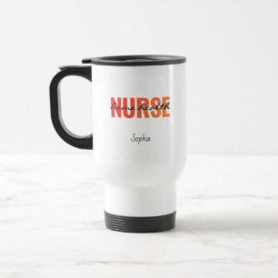 Home Health Nurse Personalized Name Gift Travel Mug