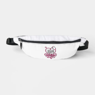 Home Health Nurse Pink Stethoscope Shirt Design_1 Bum Bags