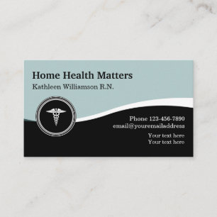 Home Health Registered Nurse Business Card