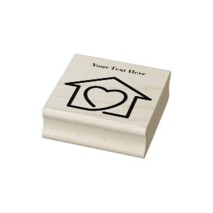 Home Health Simple Rubber Stamp