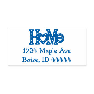 Home Heart Customisable Self-inking Stamp